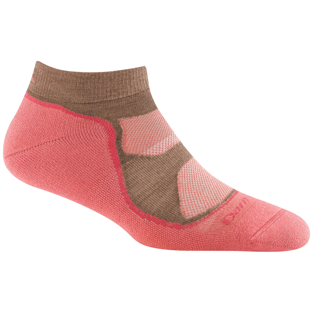 Darn Tough Light Hiker No Show Lightweight With Cusion Socks - Women's Canyon