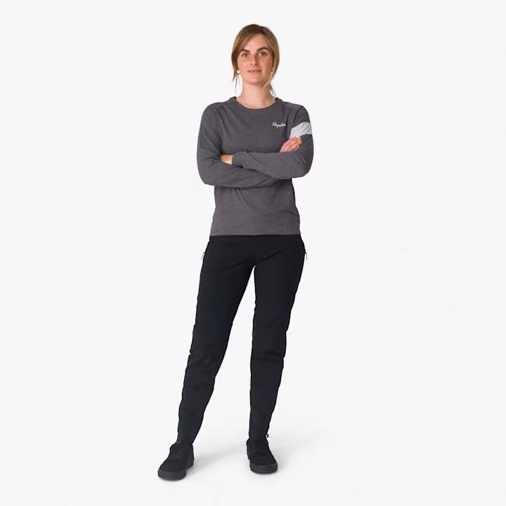 Rapha Trail Pants - Women's Black/Light Grey