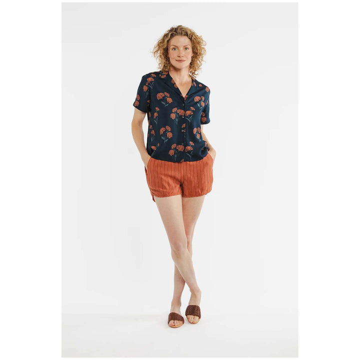 Bridge & Burn Mila Cropped Shirt - Women's Wildflower