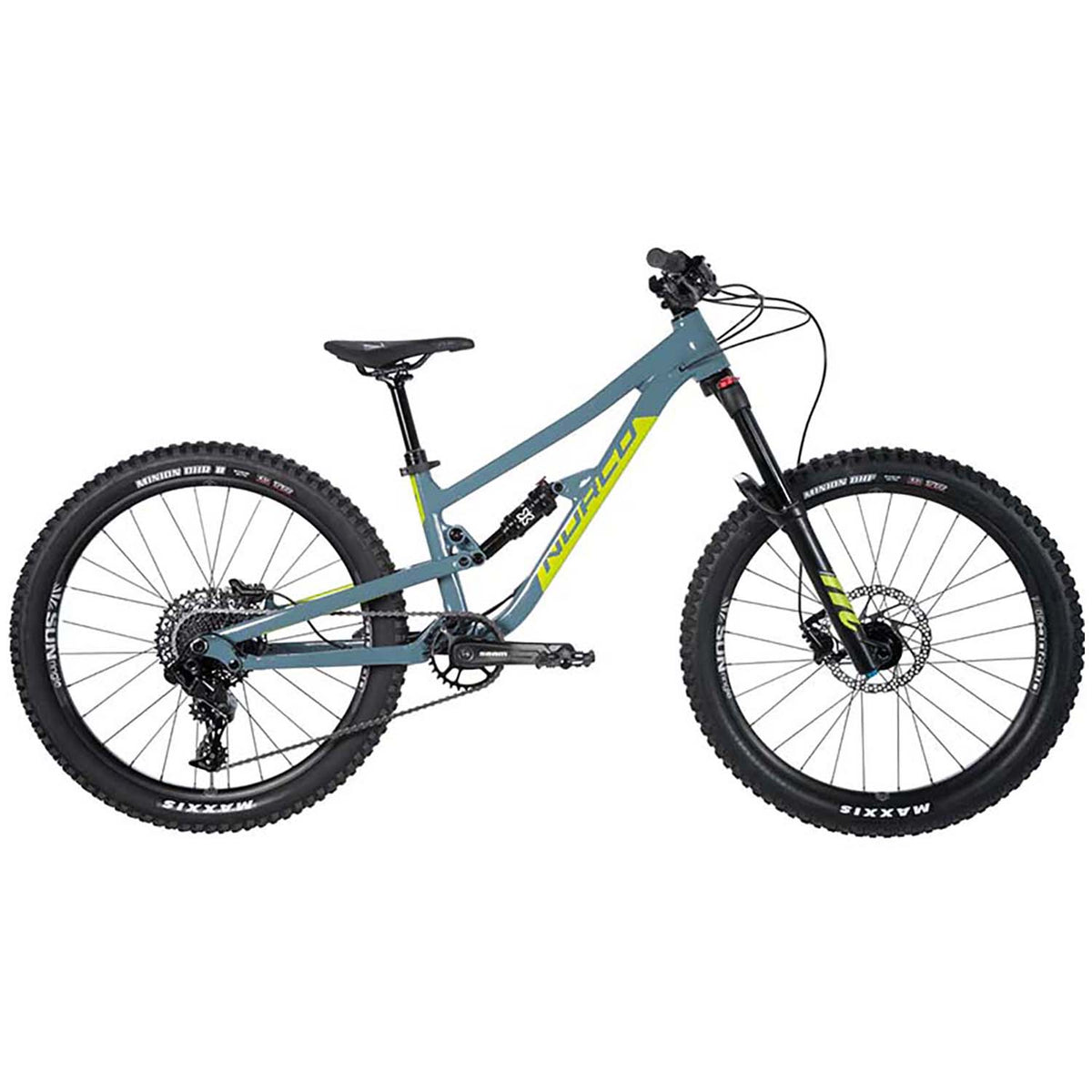 Norco Fluid FS 4.1 Complete Mountain Bike - Kids' 2024 Blue/Green