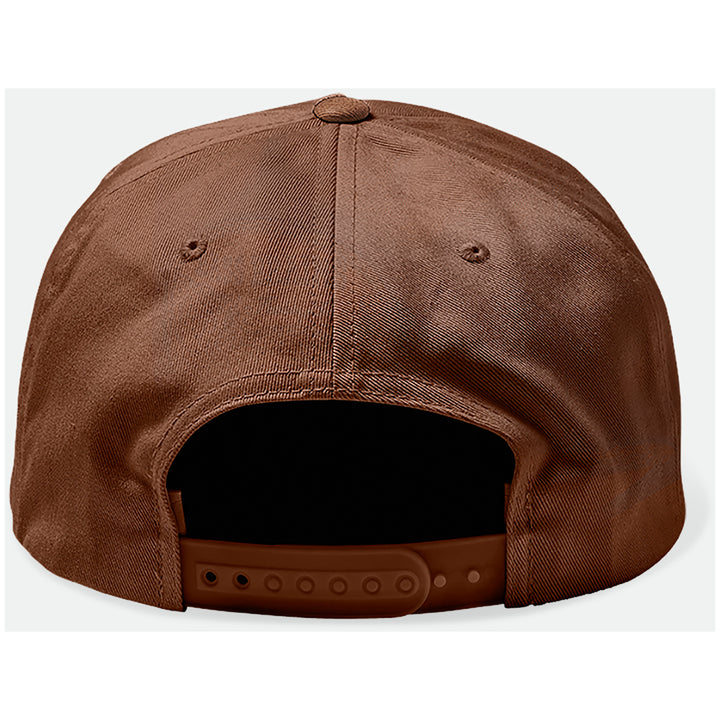 Brixton Bass Brains Swim HP Snapback Hat Brown