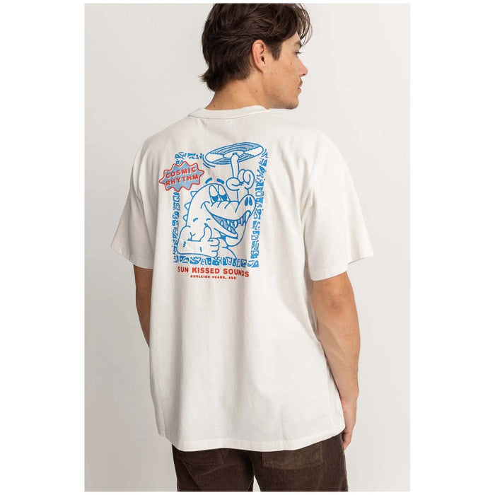 Rhythm Sun Kissed Vintage Short-Sleeve T-Shirt - Men's Vintage White