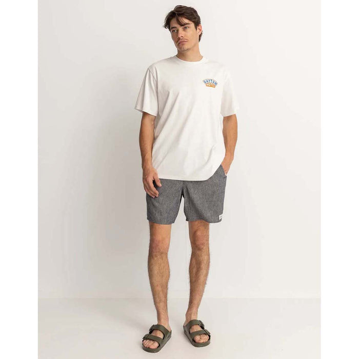 Rhythm Hickory Linen Jam Shorts - Men's Indigo