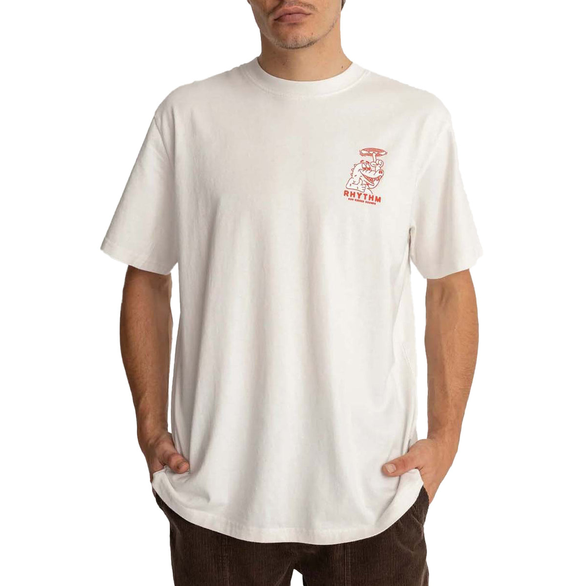 Rhythm Sun Kissed Vintage Short-Sleeve T-Shirt - Men's Vintage White