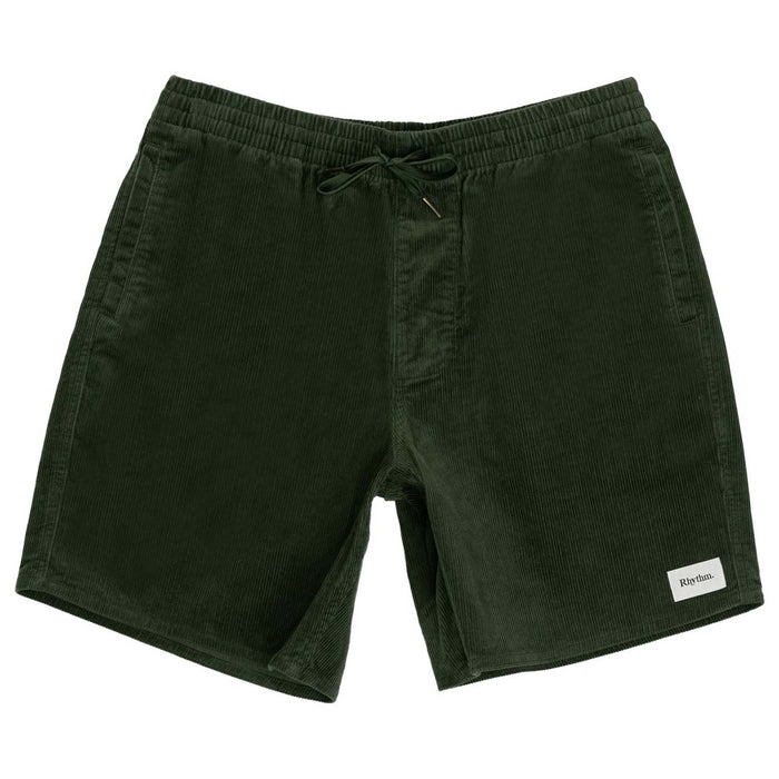 Rhythm Classic Cord Jam Shorts - Men's Olive