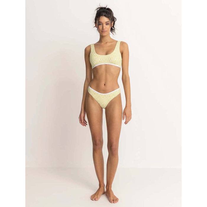 Rhythm Horizon Crop Bikini Top - Women's Palm