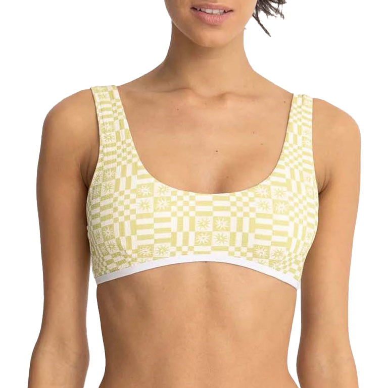 Rhythm Horizon Crop Bikini Top - Women's Palm