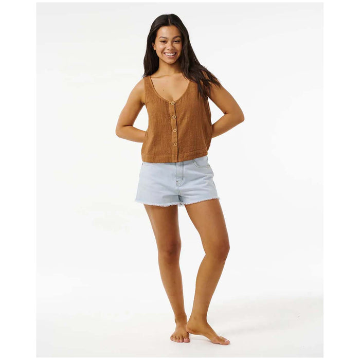 Rip Curl Classic Surf Tank II Top - Women's Brown