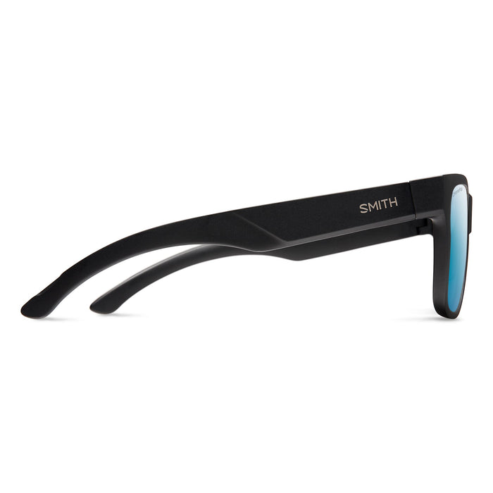 Smith Lowdown 2 Sunglasses Matte Black/ChromaPop Polarized Blue Mirror