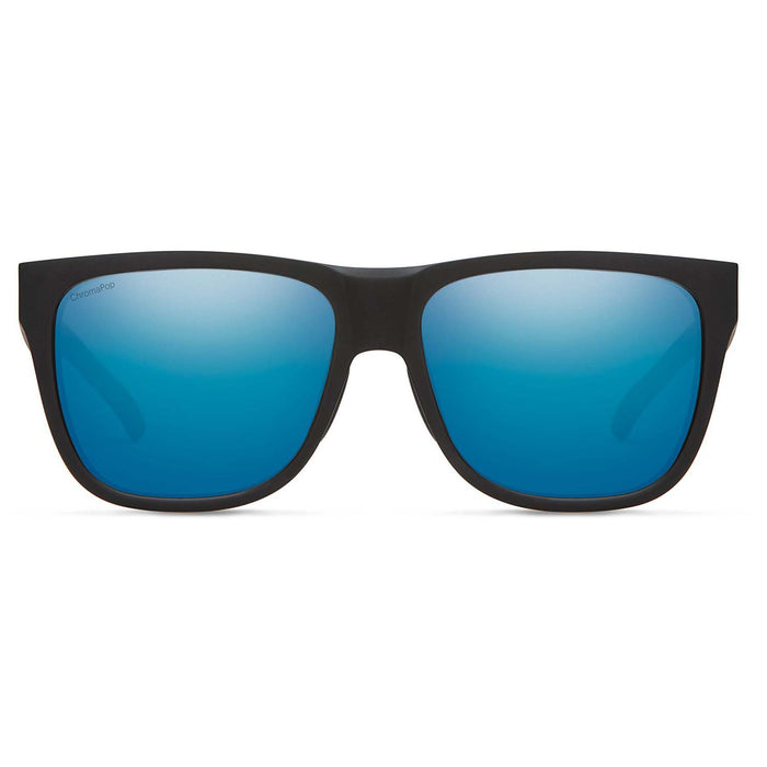 Smith Lowdown 2 Sunglasses Matte Black/ChromaPop Polarized Blue Mirror