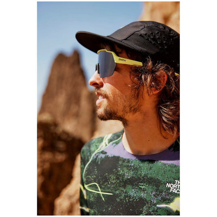 Smith Shift Split MAG Sunglasses Neon Yellow/ChromaPop Black+Clear