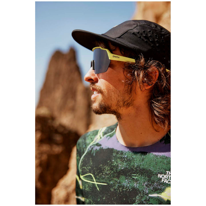 Smith Shift Split MAG Sunglasses Neon Yellow/ChromaPop Black+Clear