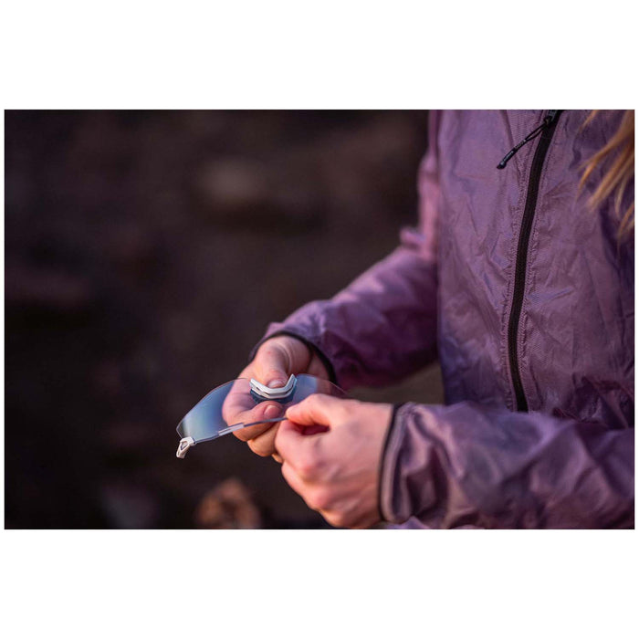 Smith Vert Sunglasses White / ChromaPop Violet Mirror