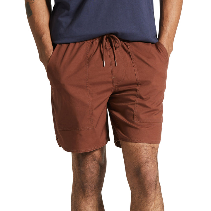 Brixton Everyday Coolmax Shorts - Men's Sepia