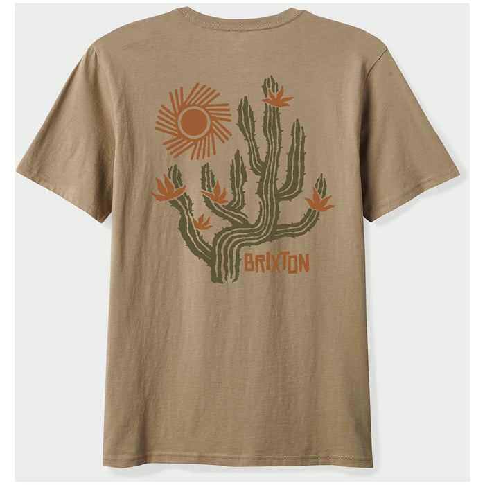 Brixton Valley Short-Sleeve Tailored T-Shirt - Men's Oatmeal