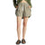 Brixton Mykonos Stripe Boxer Shorts - Women's Military Olive