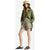Brixton Mykonos Stripe Boxer Shorts - Women's Military Olive