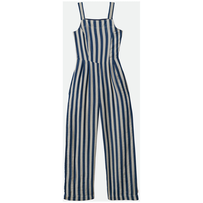 Brixton Mykonos Stripe Jumpsuit - Women's Deep Sea