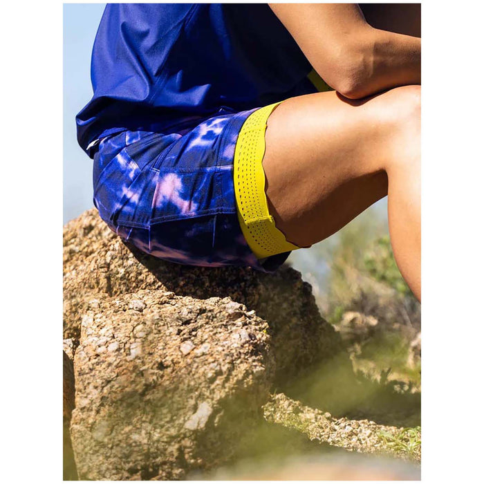 Shredly Limitless 7" Stretch Waistband High-Rise Shorts- Women's Midnight Tie Dye