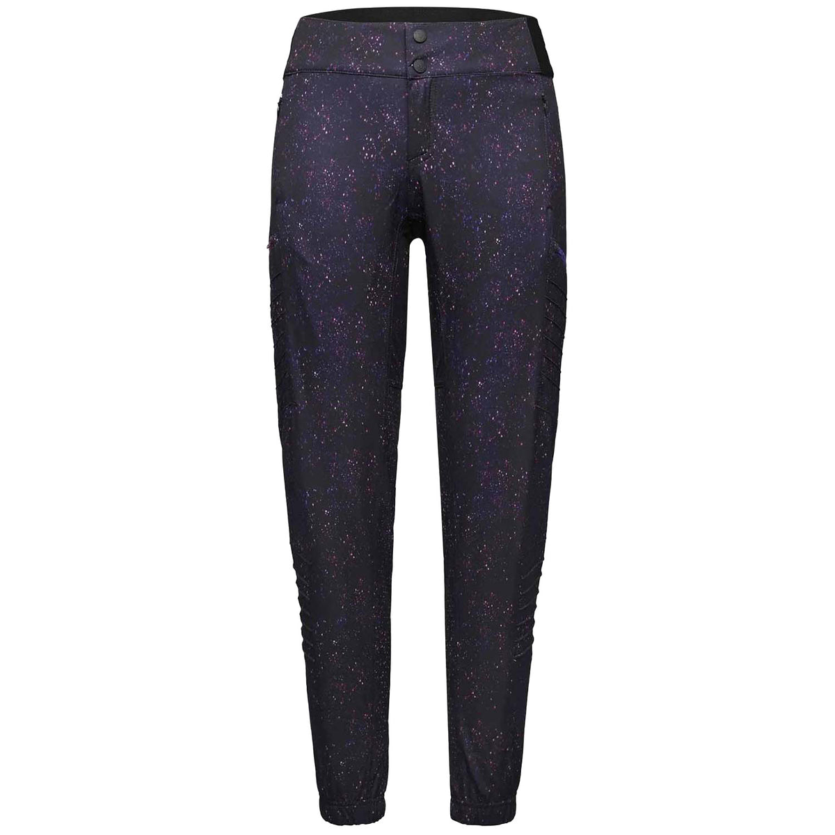 Shredly All Time Zipper Snap Mid-Rise Pants - Women's Galaxy Splatter