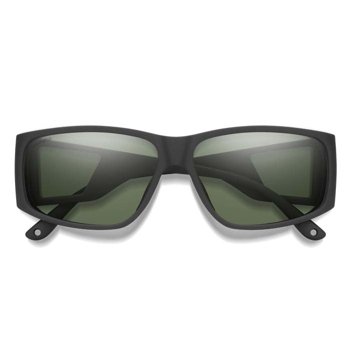 Smith Monroe Peak Sunglasses Matte Black/ChromaPop Polarized Gray Green