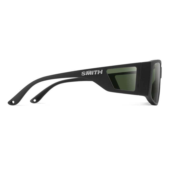 Smith Monroe Peak Sunglasses Matte Black/ChromaPop Polarized Gray Green