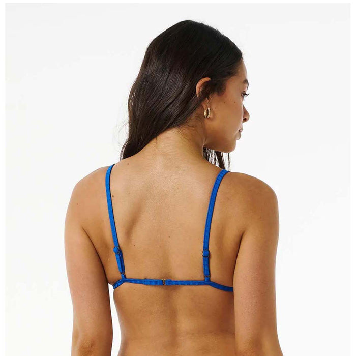 Rip Curl Premium Surf Fixed Tri Bikini Top - Women's Blue