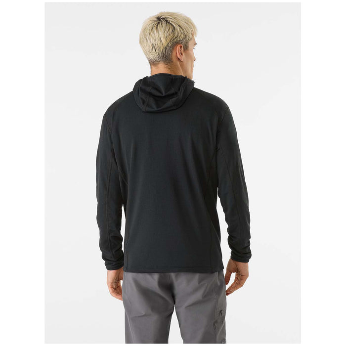 Arc'teryx Delta 1/2 Zip Hoodie - Men's Black