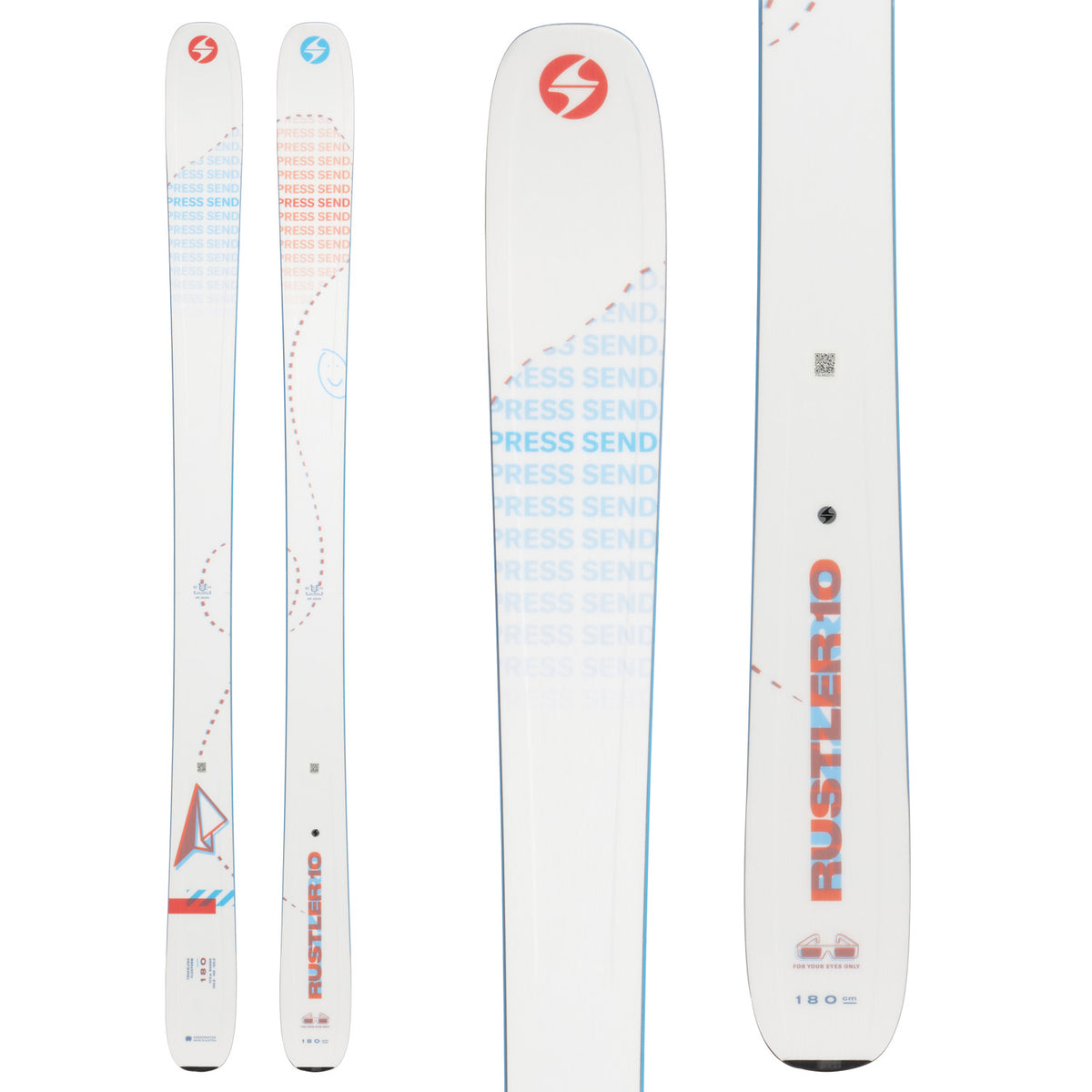 Blizzard Rustler 10 Press Send Skis 2024