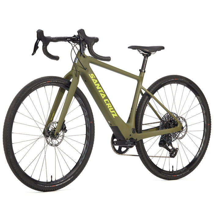 Santa Cruz Skitch CC GX AXS 700C Complete eBike 2024 Matte Olive Green