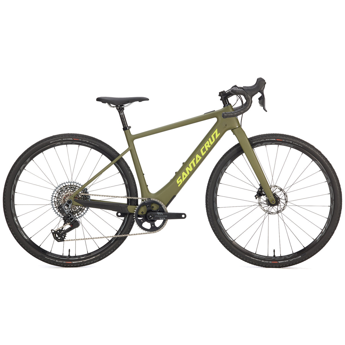 Santa Cruz Skitch CC GX AXS 700C Complete eBike 2024 Matte Olive Green