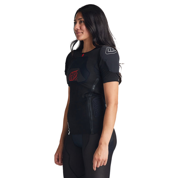 Troy Lee Designs Stage Ghost D3O Short-Sleeve Baselayer Black