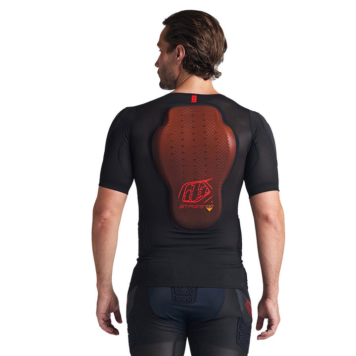 Troy Lee Designs Stage Ghost D3O Short-Sleeve Baselayer Black