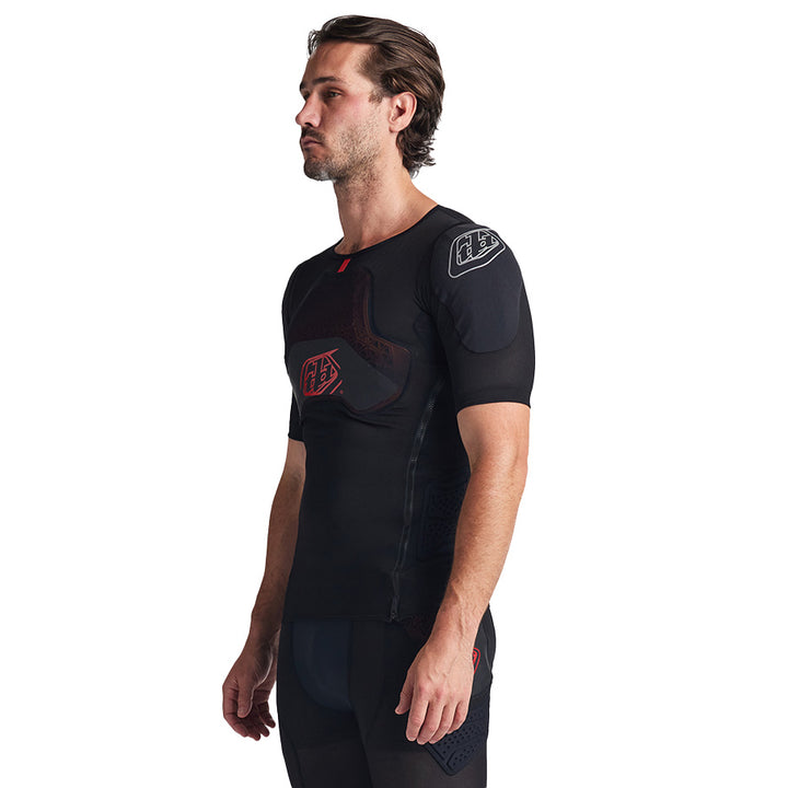 Troy Lee Designs Stage Ghost D3O Short-Sleeve Baselayer Black