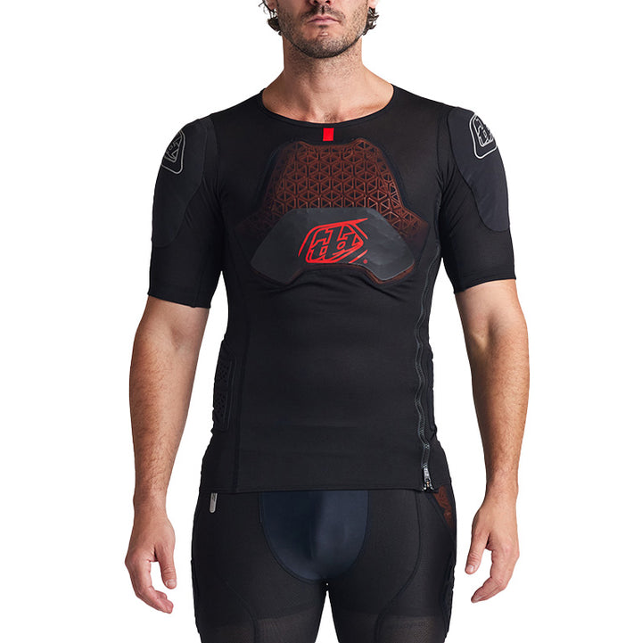 Troy Lee Designs Stage Ghost D3O Short-Sleeve Baselayer Black