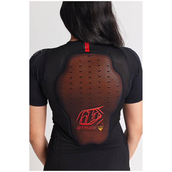 Troy Lee Designs Stage Ghost D3O Short-Sleeve Baselayer Black