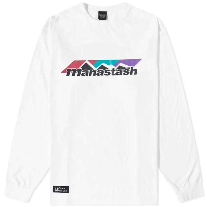 Manastash Poly Scheme Logo T-Shirt - Men's White