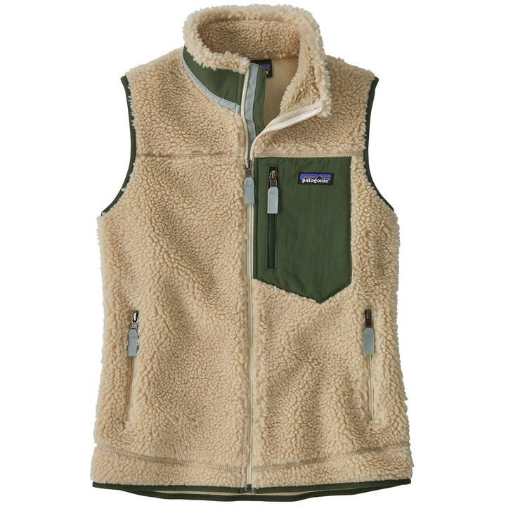 Patagonia Classic Retro-X® Vest - Women's Dark Natural w/Torrey Pine Green