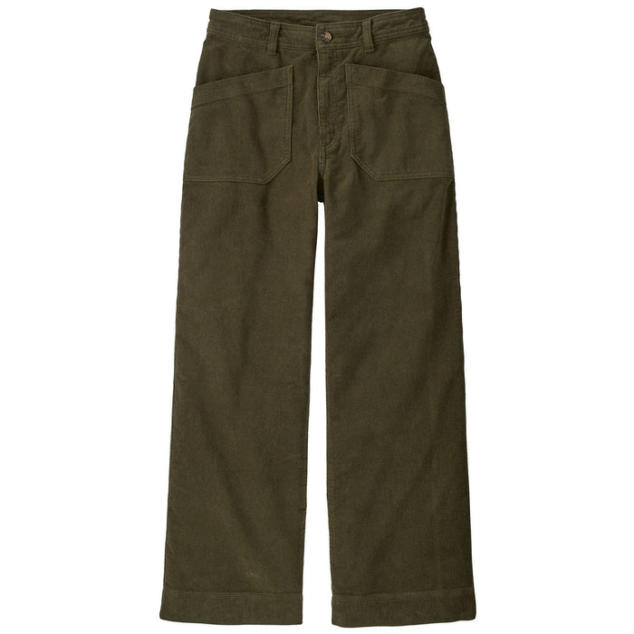 Patagonia Wide Leg Cord Pants - Women's Basin Green