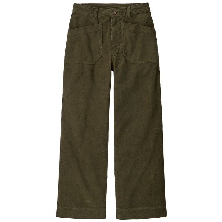 Patagonia Wide Leg Cord Pants - Women's Basin Green