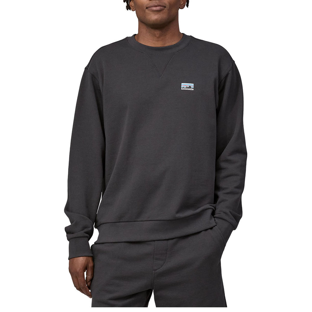 Patagonia Daily Crewneck Sweatshirt - Unisex Ink Black