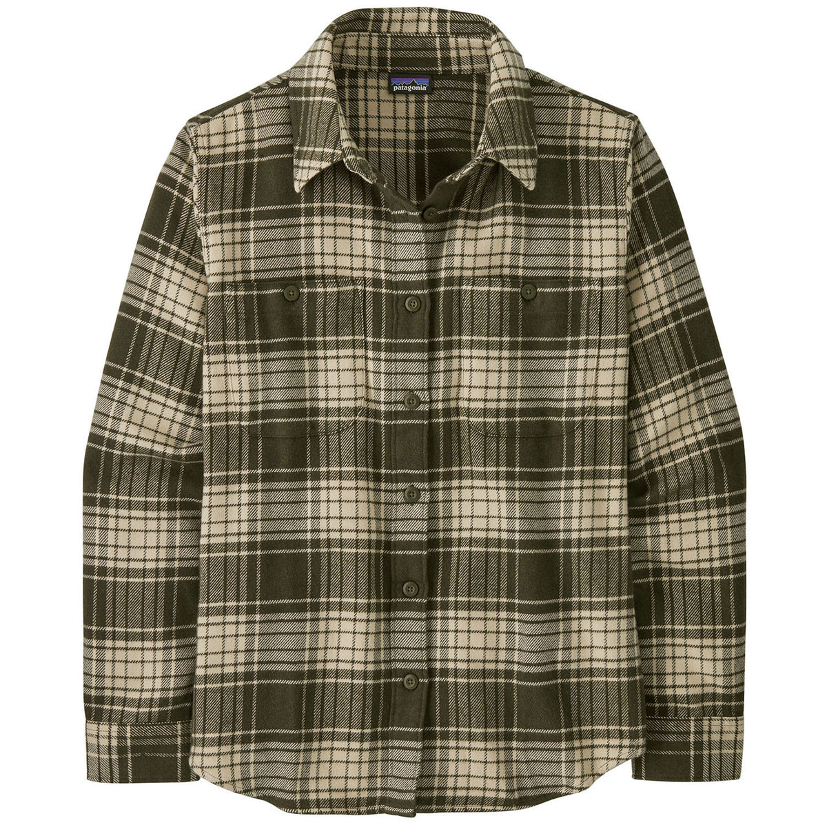 Patagonia Fjord Flannel Shirt - Women's Cascade: Pine Needle Green