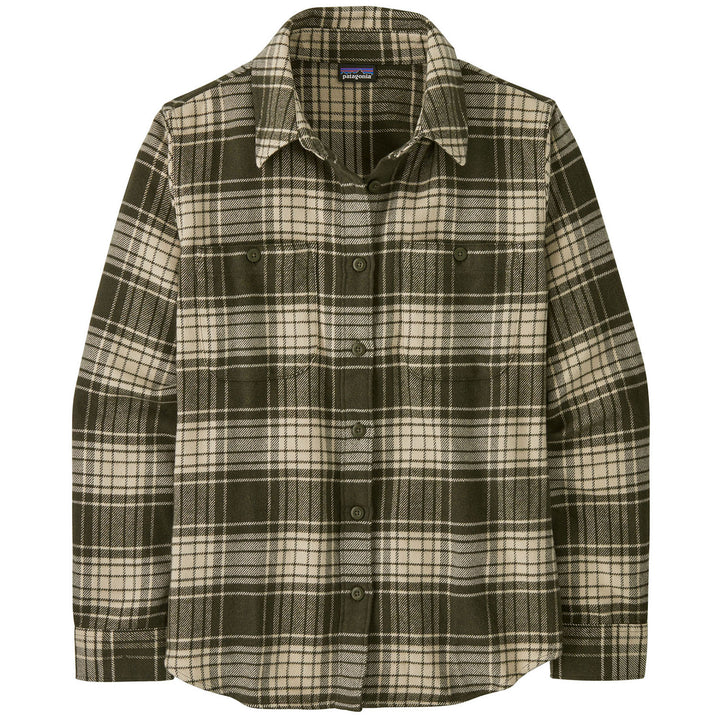 Patagonia Fjord Flannel Shirt - Women's Cascade: Pine Needle Green