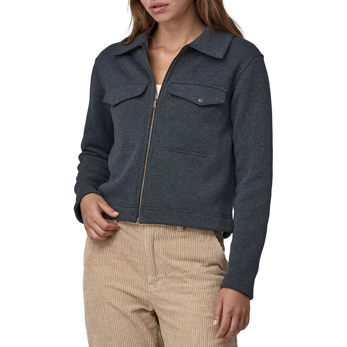 Patagonia Better Sweater Zippered Chore Jacket - Women's Pitch Blue