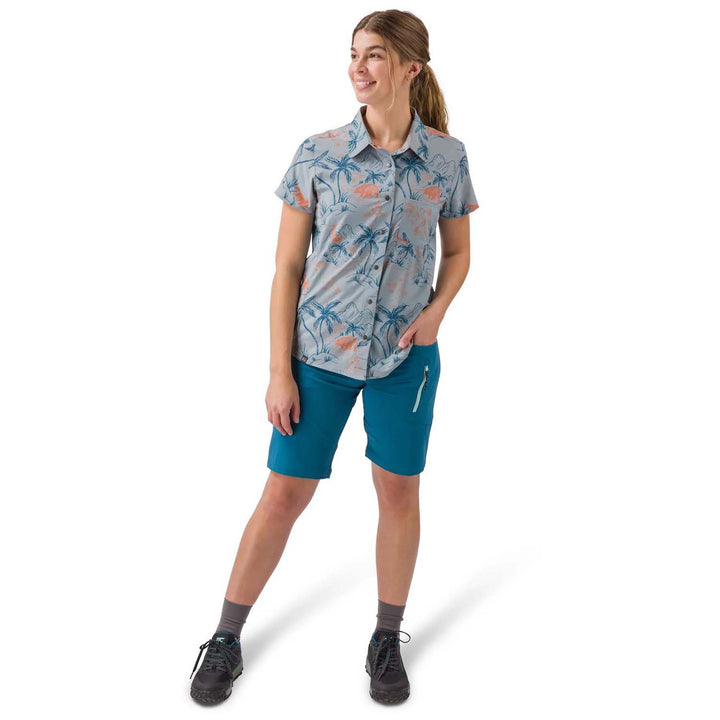 Flylow Phoenix Shirt - Women's Blue Steel