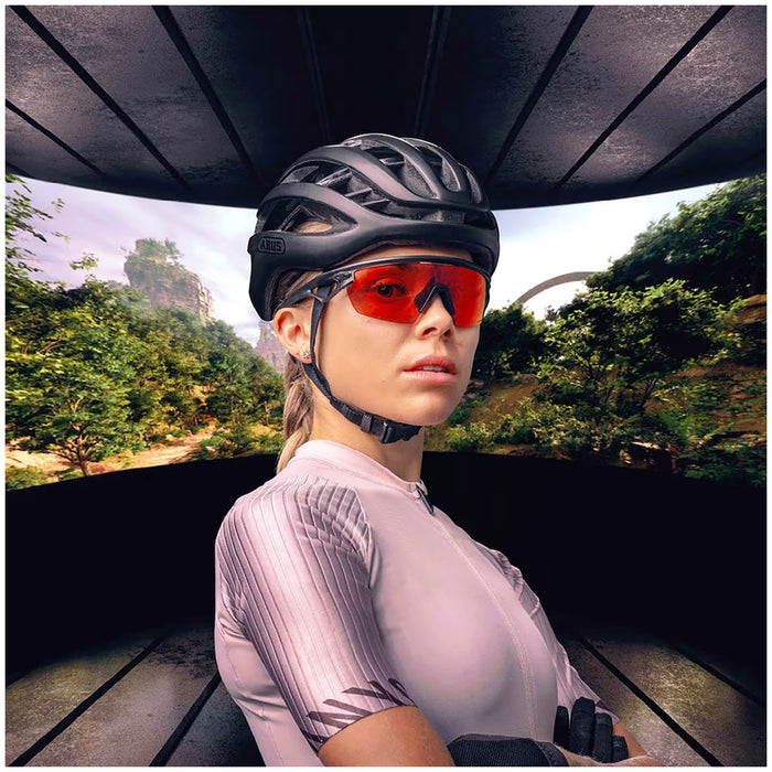 Oakley SPHAERA Sunglasses Matte Grey Smoke/Prizm Trail Torch