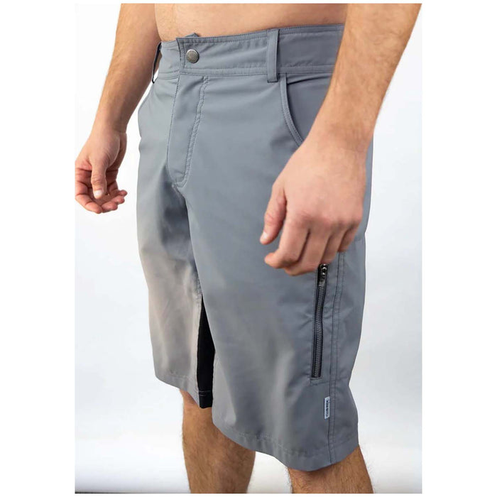 Club Ride Fuze Shorts with Gunslinger Chamois Grey