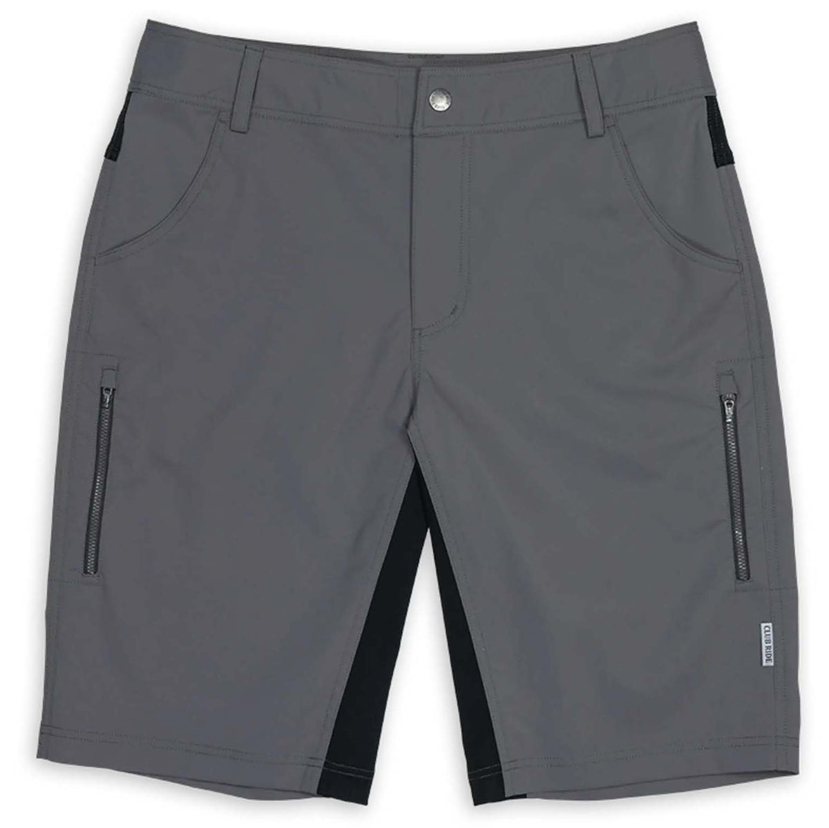 Club Ride Fuze Shorts with Gunslinger Chamois Grey