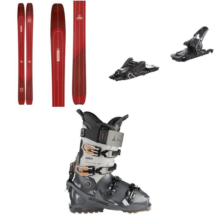 Armada Locator 112 Skis + Salomon S/Lab Shift MNC 13 Alpine Touring Ski Bindings + Atomic Hawx Ultra XTD 120 GW Alpine Touring Ski Boots 2024