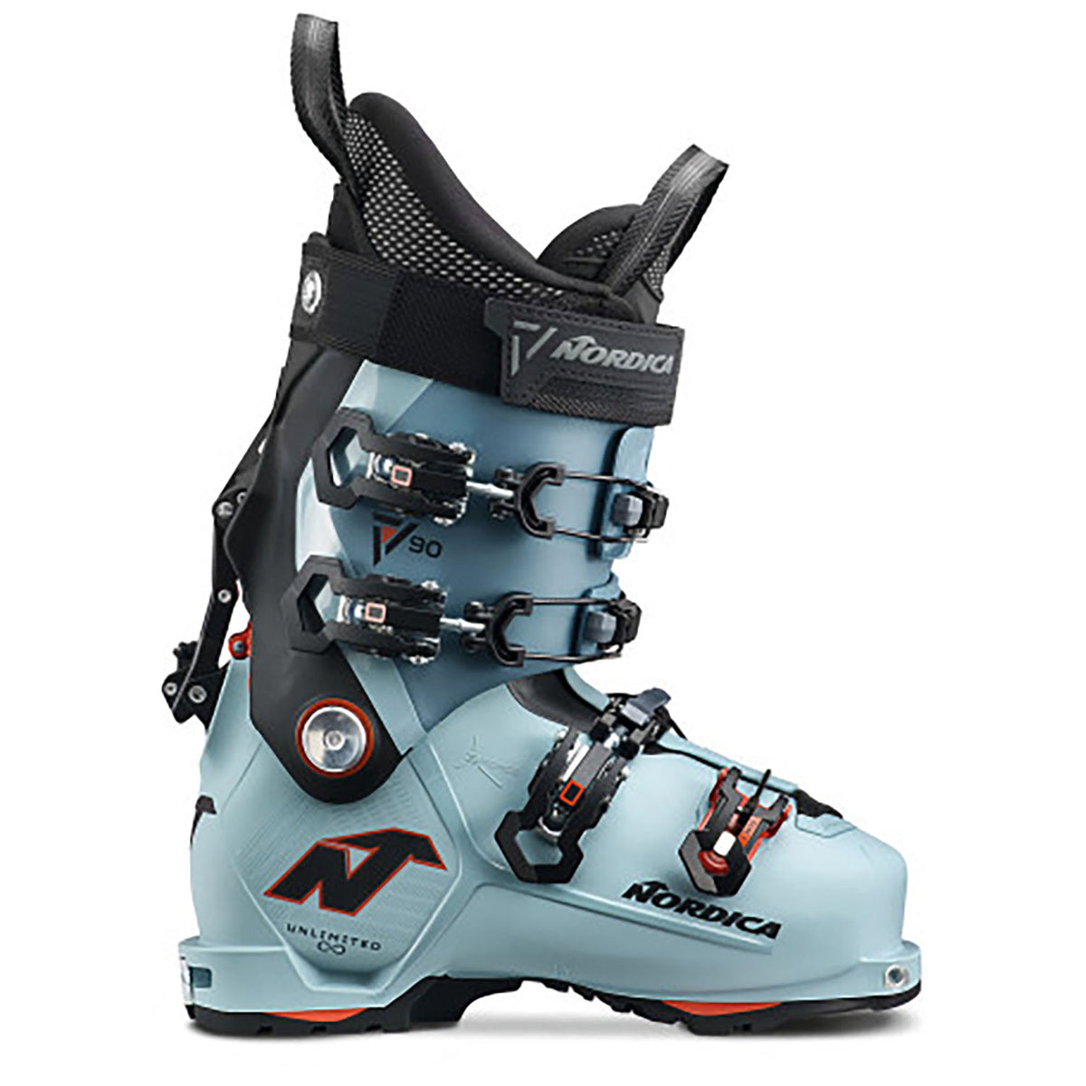 Nordica Unlimited 90 DYN Alpine Touring Ski Boots 2025 Avio / Black / Red